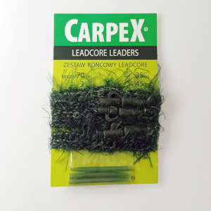 Montáž CARPEX Lead Core System & Safety Clip, Green/Black with grass