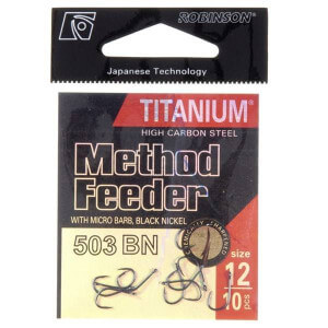 Háčky ROBINSON Titanium Method Feeder 503 BN