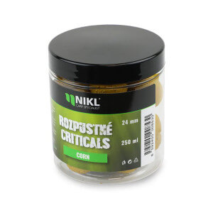 Rozpustné boilie NIKL Criticals, Corn, 250 ml