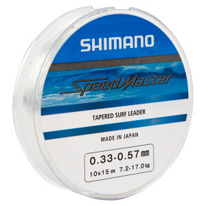 Obrázek 2 k Ujímaný vlasec SHIMANO SpeedMaster Tapered Surf Line, Clear, 10x15 m