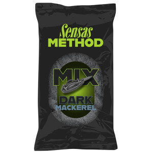 Krmení SENSAS Method Mix Dark Mackerel, 1 kg
