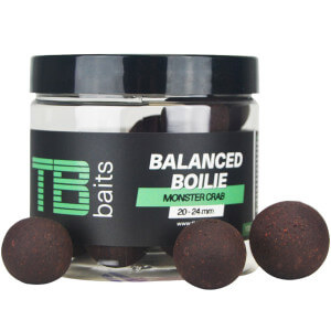 Vyvážené boilie TB Baits Balanced Monster Crab + atraktor