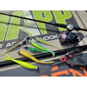 Obrázek 4 k Pěnová nástraha APS Jig Head 175 mm, Foam Lure, 221UV