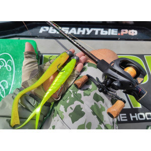 Obrázek 2 k Pěnová nástraha APS Jig Head 175 mm, Foam Lure, 215UV