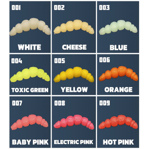 Obrázek 2 k Larva HARMONY BAITS Apod Fat, Cheese, 40 mm, 7 ks