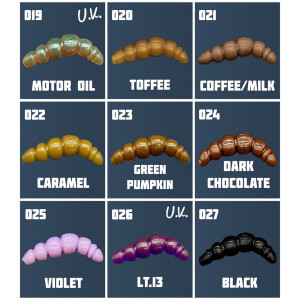 Obrázek 4 k Larva HARMONY BAITS Apod Fat, Cheese, 40 mm, 7 ks