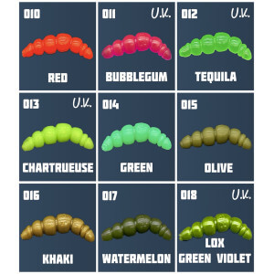 Obrázek 3 k Larva HARMONY BAITS Larva XL, Cheese, 37 mm, 7 ks