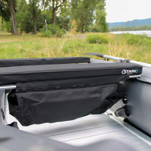 Podsedák STARKBOAT s úložným prostorem, 75 cm, černý