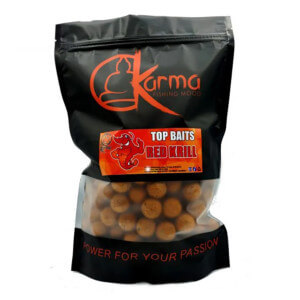 Boilie KARMA Top Bait Red Krill, 1 kg