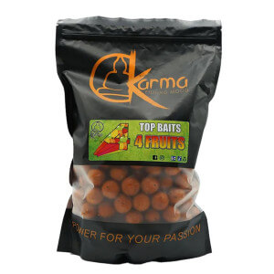 Boilie KARMA Top Bait 4 Fruit, 1 kg