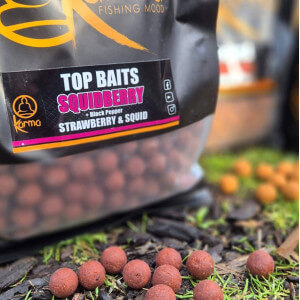 Boilie KARMA Top Bait SquidBerry & Black Pepper, 1 kg