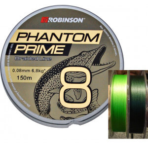 Šňůra ROBINSON Phantom Prime X8 světle zelená
