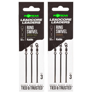 Obrázek 2 k Montáž KORDA Leadcore Leaders Ring Swivel Gravel