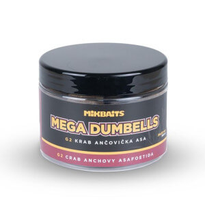 Obrázek 2 k Boilie MIKBAITS Gangster Mega Dumbells G2 Krab Ančovička Asa, 30 mm