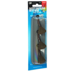 Obrázek 2 k Olovo GIANTS FISHING Safety Backlead with Wire Sandy Brown, 3 ks