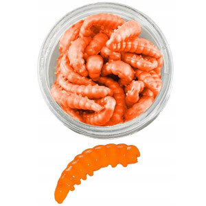 Nástraha BERKLEY Powerbait Honey Worms Hot Orange medový červ