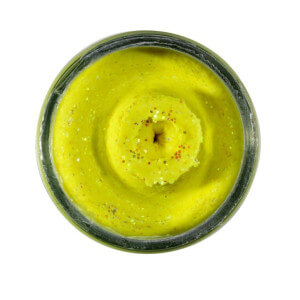 Obrázek 2 k Těsto BERKLEY PowerBait Natural Glitter Sunshine Yellow, Liver Glitter