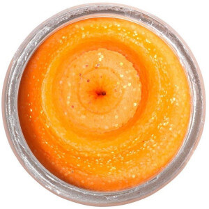 Obrázek 2 k Těsto BERKLEY PowerBait Natural Glitter Trout Bait Fluo Orange, Garlic
