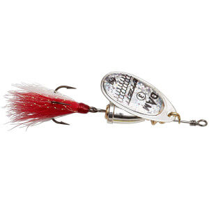 Blyskáč DAM Effzett Executor Dressed Spinner, Sinking, Reflex Silver