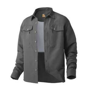 Košile Geoff Anderson Ezmar Mid Weight Soft, Grey