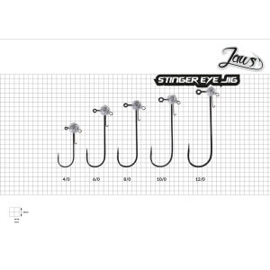 Obrázek 4 k Jigové hlavy MIKADO Jaws Stinger Eye, 3 ks