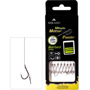 Návazec MIKADO Method Feeder Rig with Spike Barbed Hooks, 8 ks