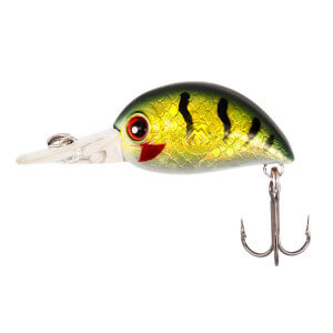 Wobler MIKADO Shimmy DR 3 cm, Green Perch