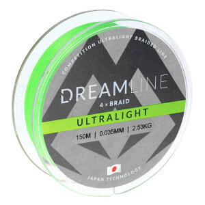 Obrázek 2 k Pletená šňůra MIKADO Dreamline Ultralight, 150 m, fluo zelená