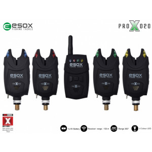 Sada 4 signalizátorů ESOX Pro X 020 s příposlechem