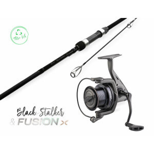 SET = Prut ZFISH Combo Black Stalker + naviják Fusion X 6000