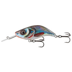 Wobler SALMO Sparky Shad Floating, 4 cm, Silver Holographic Shad