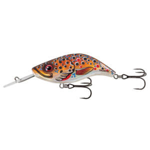 Wobler SALMO Sparky Shad Floating, 4 cm, Brown Holographic Shad