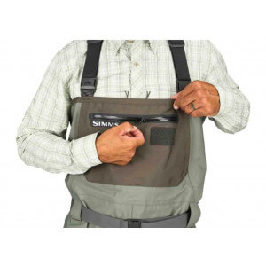 Obrázek 2 k SET = Prsačky SIMMS Freestone Stockingfoot Dark Gunmetal + boty SIMMS Freestone Boot