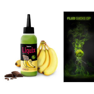 Fluo dip DELPHIN D Snax LiquiX, Čokoláda - Banán
