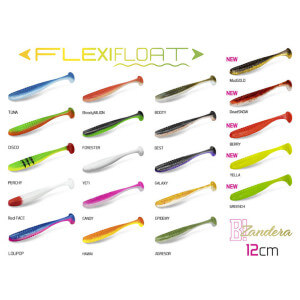 Nástrahy DELPHIN Zandera FlexiFloat UVs 12 cm, 5 ks