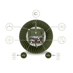 Obrázek 5 k Ventilátor se světlem DELPHIN Ventix