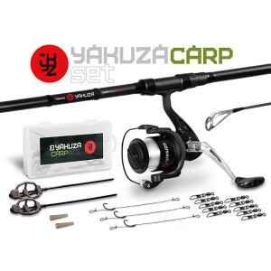 Kaprařský SET - prut DELPHIN Yakuza + naviják
