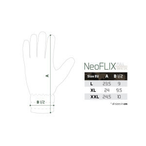 Obrázek 5 k Neoprenové rukavice DELPHIN NeoFlix Banx s výstelkou