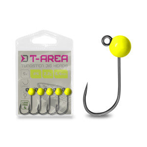 Obrázek 2 k Wolframový jig DELPHIN T-Area BL, 5 ks, fluo žlutý