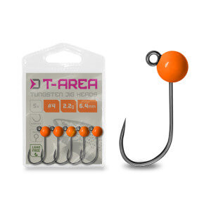 Obrázek 2 k Wolframový jig DELPHIN T-Area BL, 5 ks, fluo oranžový