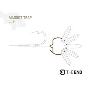 Obrázek 2 k Klipy na červy DELPHIN TheEnd Maggot Trap