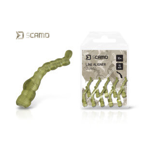 Vlasová rovnátka DELPHIN TheEnd s Camo Clamz, 10 ks