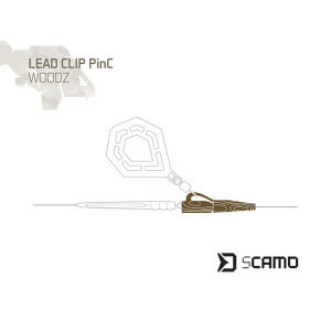 Obrázek 3 k Klip DELPHIN TheEnd sCamo Lead Clip PinC Woodz, 10 ks
