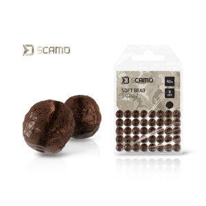 Nárazové kuličky DELPHIN TheEnd s Camo Soft Bead Stonez, 60 ks