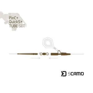 Obrázek 3 k Set montáž DELPHIN TheEnd sCamo PinC + QuickS + Tube, 5 ks