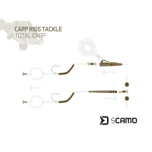Obrázek 3 k Set montáž DELPHIN TheEnd sCamo Total Carp, 10 ks