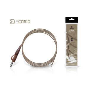 Návazec DELPHIN sCamo Leadcore + PinC Woodz, 3 ks