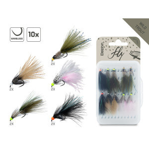 Sada umělých mušek DELPHIN Fly, Wild Trout