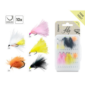 Sada umělých mušek DELPHIN Fly, Pond Trout