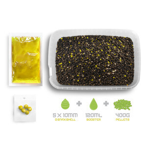 Obrázek 3 k Pelety DELPHIN Reaxe Ready&Go Pellet box + booster + Wafters